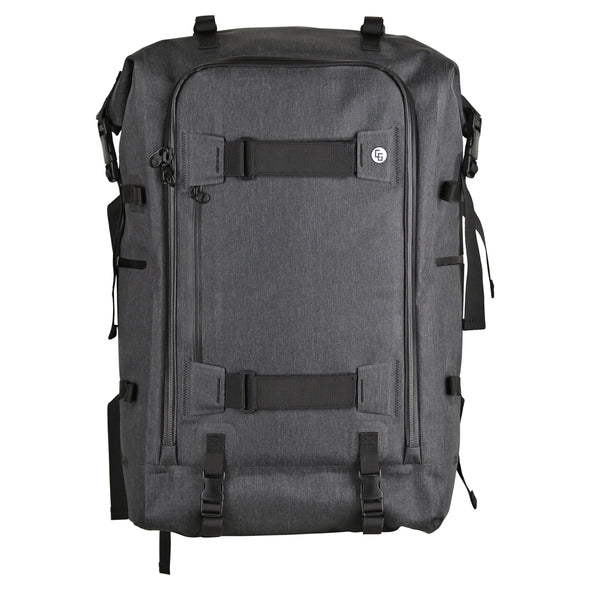 Hab Gear 365 Backpack Grey- Front-Travel Backback- Heavy-duty-backpack